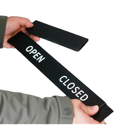 Amazon | オープン クローズ スライド式 サイン プレート表示板 open